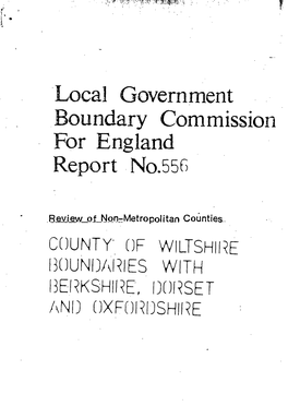 Wiltshire: Boundaries with Berkshire, Dorset and Oxfordshire