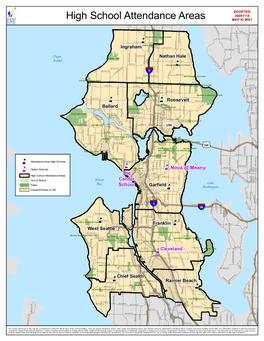 High School Attendance Areas MAP ID #001