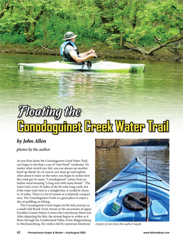 Conodoguinet Creek Water Trail by John Allen Photos by the Author