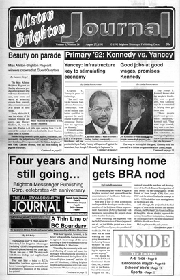 Beauty on Parade Primary '92: Kennedy Vs. Yancey