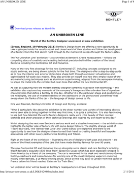 An Unbroken Line Exhibition -Pdf