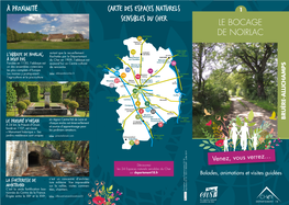 LE BOCAGE DE NOIRLAC Carte Des Espaces Naturels Sensibles Du Cher