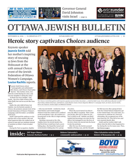 Ottawa Jewish Bulletin Inside