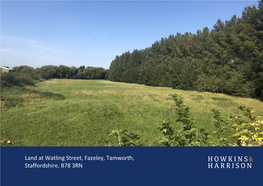 Land at Watling Street, Fazeley, Tamworth, Staffordshire, B78 3RN Guide Price: £150,000