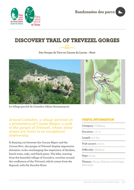 Discovery Trail of Trevezel Gorges