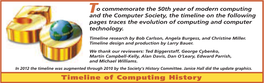 Timeline of Computing History 4000-1200 B.C