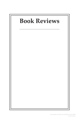 Book Reviews