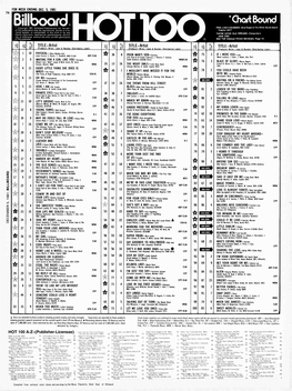 Billboard R C Copyright 1981 Billboard Publications