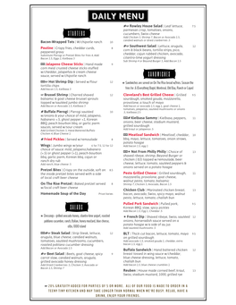 Daily Menumenu