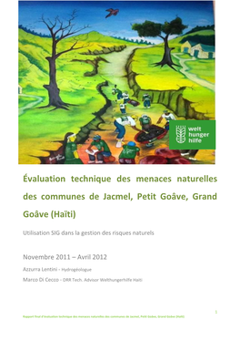 Rapport Final Evaluation Techinque Des Menaces Naturelles Á Travers L