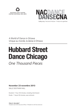 Hubbard Street Dance Chicago One Thousand Pieces