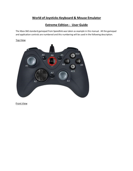 World of Joysticks Keyboard & Mouse Emulator Extreme Edition