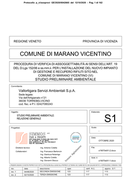 Comune Di Marano Vicentino