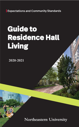 Guide to Residence Hall Living, and Code of Student Conduct