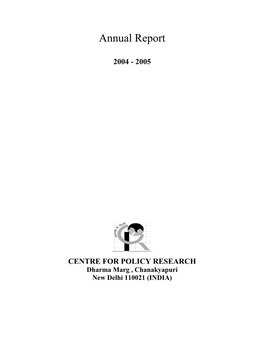 Annual Report 2004-2005