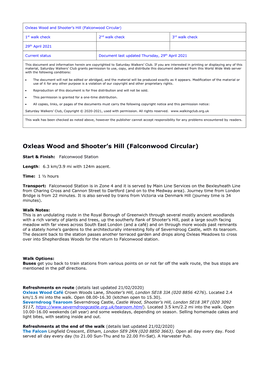 Oxleas Wood and Shooter's Hill (Falconwood Circular)