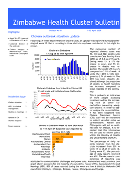 Health Cluster Bulletin 11Ver2