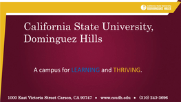 California State University, Dominguez Hills