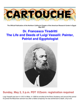 Cartouche the Chapter Newsletter