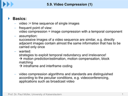 Video/Audio Compression