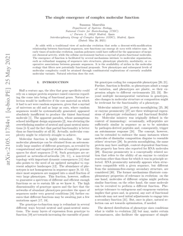 The Simple Emergence of Complex Molecular Function