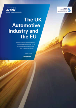 The UK Automotive Industry and the EU