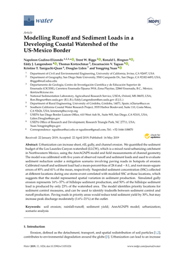 Modelling Runoff and Sediment Loads in a Developing Coastal