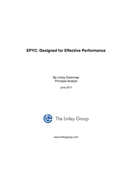 EPYC: Designed for Effective Performance