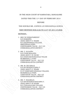 Writ Petition Nos.6126 to 6137 of 2014 (S-Res)