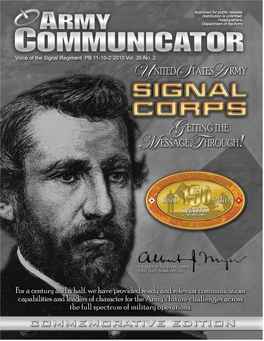 ARMY COMMUNICATOR 150Th Anniversary Edition