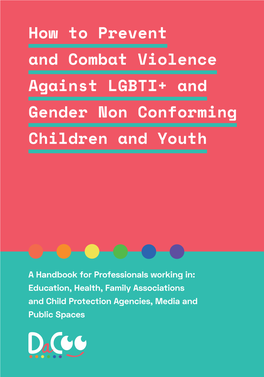 How to Prevent and Combat Violence Against LGBTI+ and Gender Non Conforming Children and Youth