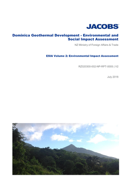 ESIA Volume 2: Environmental Impact Assessment