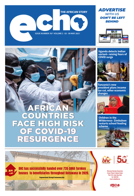 African Countries Face High Risk of Covid-19 Resurgence