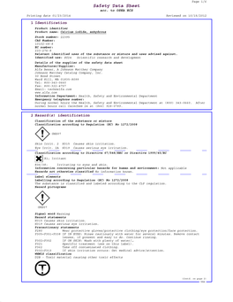 Safety Data Sheet Acc