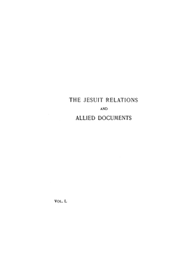 The Jesuit Relations Allied Documents