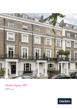 Thurloe Square, SW7