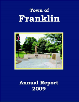 Town of Franklin Annual Report 2009