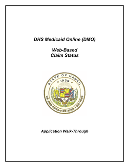 DHS Medicaid Online User Manual