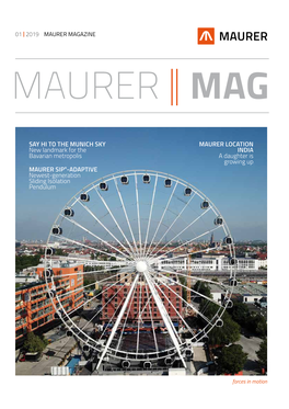 MAURER Magazine E01
