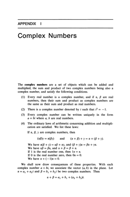 Complex Numbers