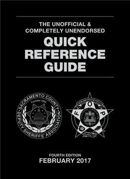 Quick Reference Guide