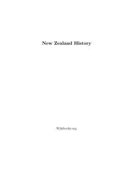 New Zealand History