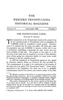 Western Pennsylvania Historical Magazine