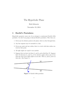 The Hyperbolic Plane