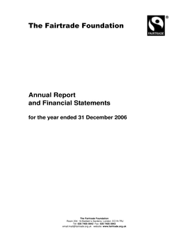 Download the 2006/2007 Annual Review And