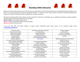 Stjohns Memorial List.Pdf