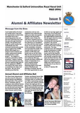 Issue 5 Alumni & Affiliates Newsletter