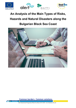 An Analysis of the Main Types of Risks, Hazards and Natural Disasters Along the Bulgarian Black Sea Coast