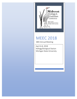 MEEC 2018 38Th Annual Meeting