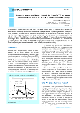 Cross-Currency Swap Market Through the Lens of OTC Derivative